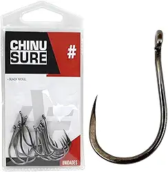 Anzol Chinu Sure Balck Nickel 19pcs - Albatroz N 06