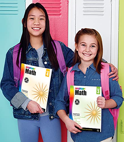 Spectrum 4th Grade Math Workbooks, Ages 9 to 10, 4th Grade Math, Multiplication, Division, Fractions, Decimals, Algebra, Measurement Conversions, and Geometry Workbook - 160 Pages - Image 8