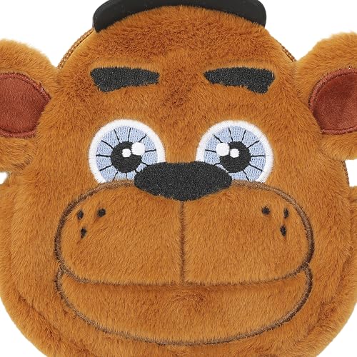 Five Nights At Freddy's Freddy Fazbear Brown 4" Coin Pouch Wristlet Wallets2