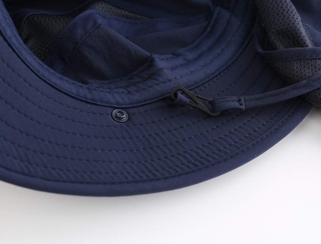 Home Prefer UPF 50+ Boys Sun Hat with Neck Flap Wide Brim Summer Beach Bucket Hat for Boys Girls Toddler Kids Safari Hat - Image 9