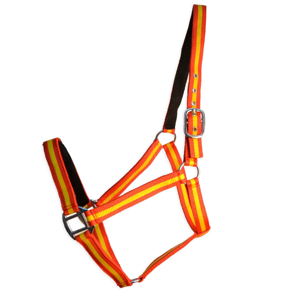 Cabezada Cuadra Eco Los Nietos Talla COB Color Rojo España Equipamiento Caballo