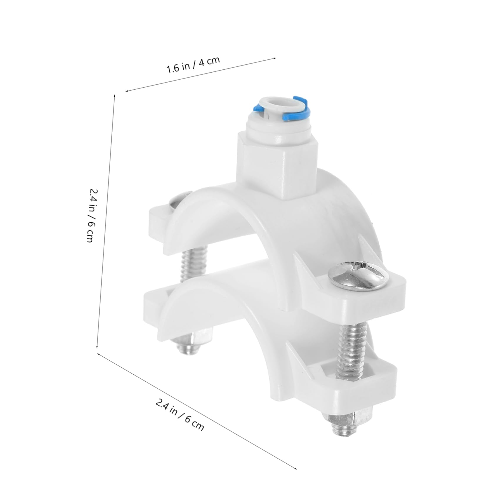 Tofficu Plastic Water Filters Clamp for Reverse Osmosis System Drain Saddle Valve Easy Installation Compatible with Standard Plumbing — view 8
