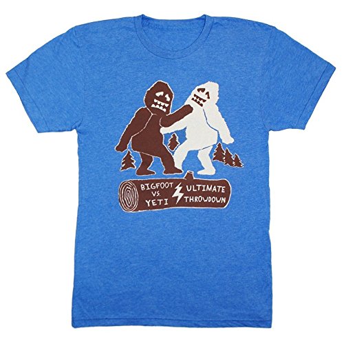 Gnome Enterprises Men's Bigfoot vs Yeti T-Shirt