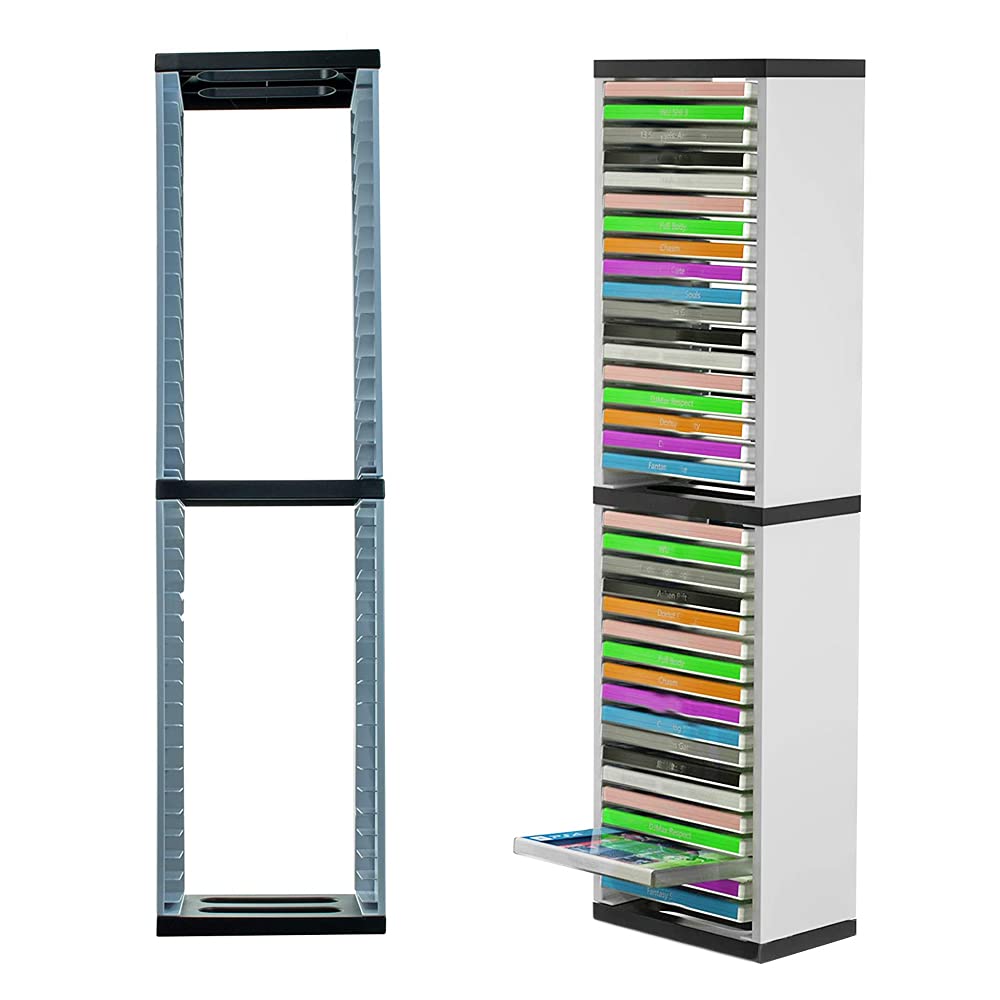 Soporte de almacenamiento multifunción para juegos - Hasta 36 PS5 PS4 Slim/Pro, Xbox One Slim, juegos de conmutación o rayos azules