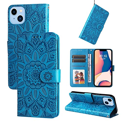 Coque de protection iPhone 14 Plus bleu König Design Anti-rayures et chocs