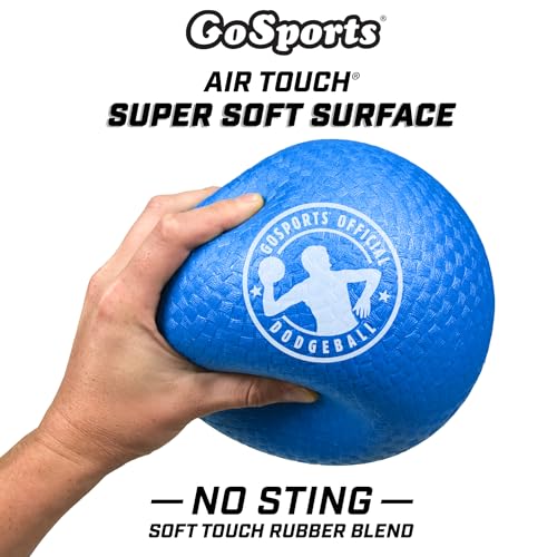 image for GoSports Dodgeball Balls - 6 Pack Air Touch No-Sting Balls - Includes 