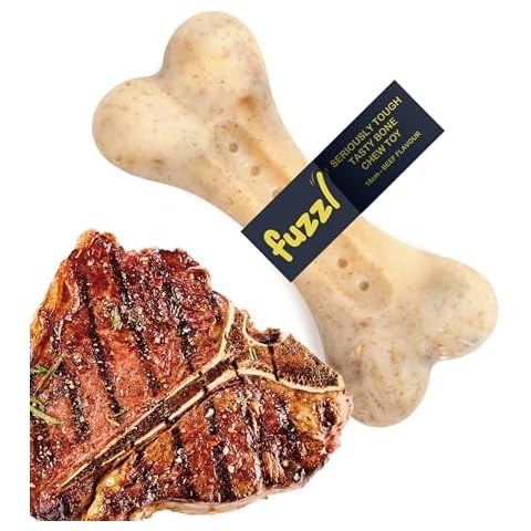 Fuzzl Tough Beef Infused Dog Chew Toy Cover