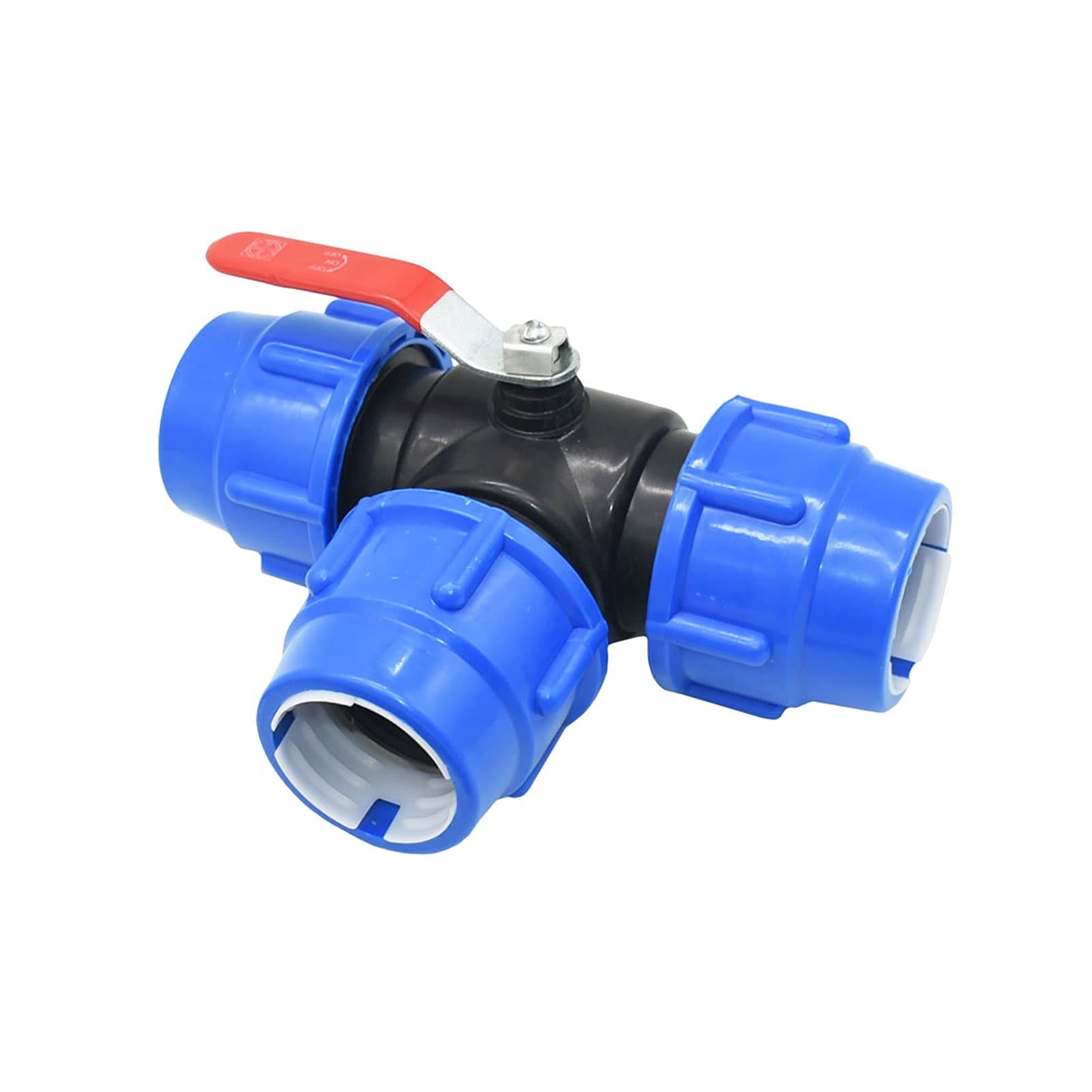 Raccord rapide de type T avec noyau métallique pour vanne PE 40mm robuste