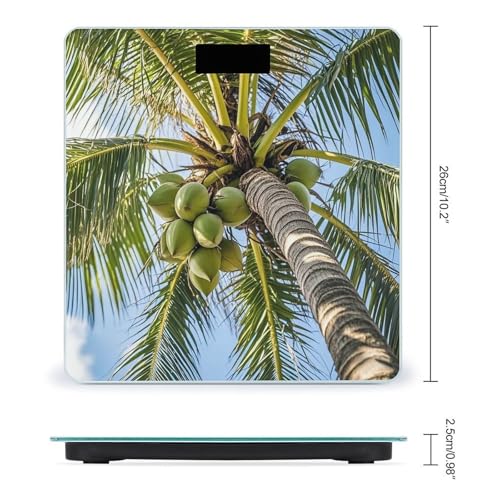 Báscula Digital de Baño con Pantalla LCD y Vidrio Templado miniatura 2