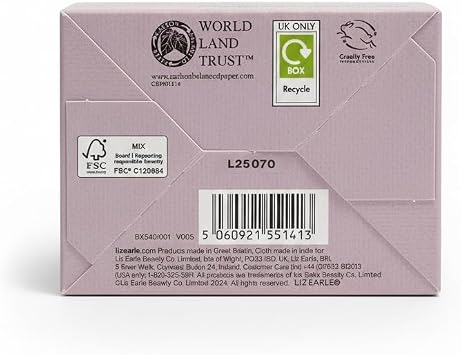 Liz Earle The Skincare Discovery Collection Gift Set, Hot Cloth Cleanser 30ml, Skin Tonic 50ml, Eye Lotion 50ml, Light Cream 15ml with Cotton Cloth