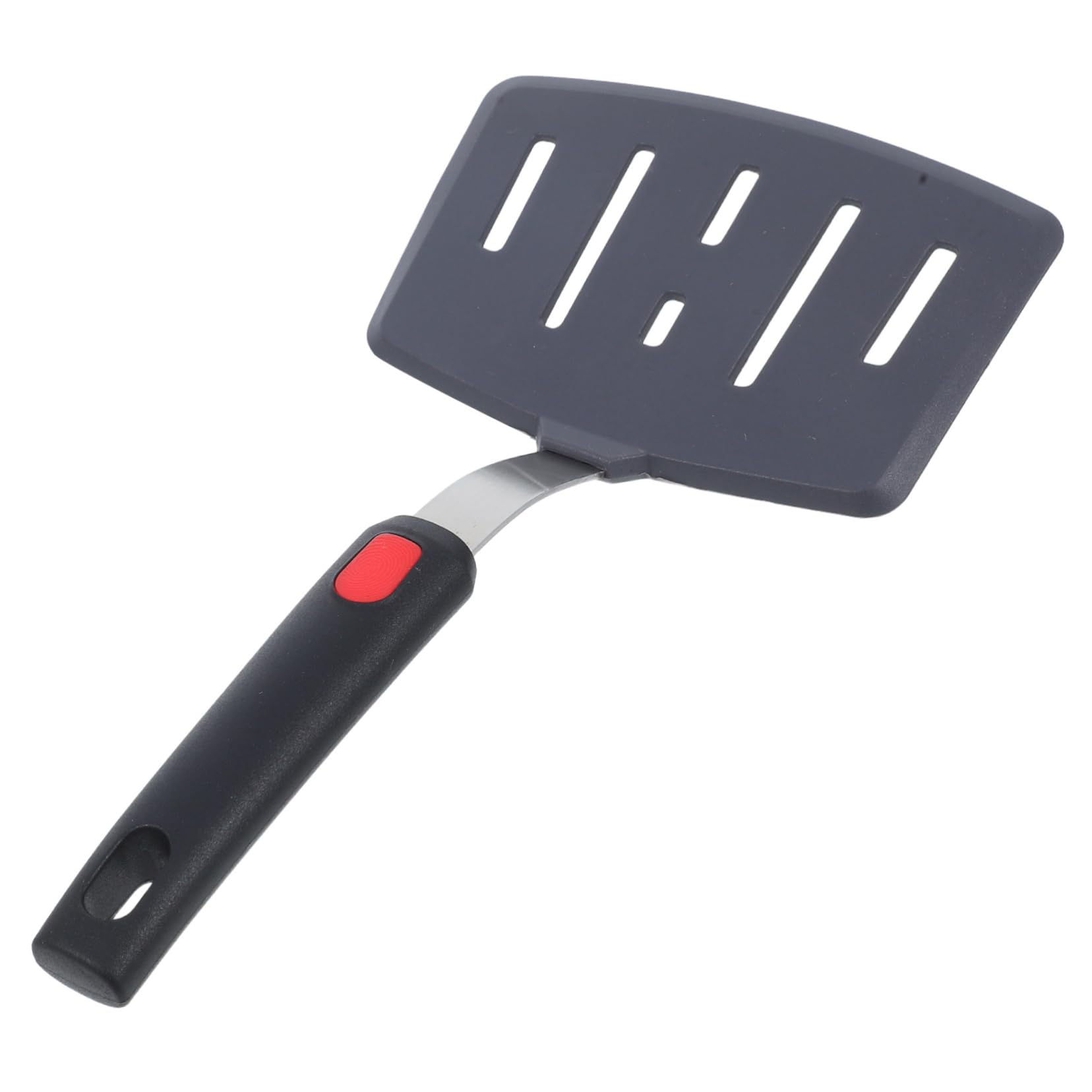 Cabilock Spatule en silicone avec fentes, résistante à la chaleur, flexible, large spatule pour revêtements antiadhésifs de cuisine