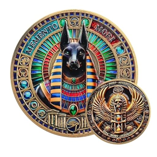 Mento Mori - Moneda conmemorativa de Anubis Egipcio Vita, Mors, Aeternitas, moneda de filosofía de vida, muerte y eternidad | Ya disponible en tu tienda friki favorita! En mundofriki.es! Mento Mori - Moneda conmemorativa de Anubis Egipcio Vita, Mors, Aeternitas, moneda de filosofía de vida, muerte y eternidad | Ya disponible en tu tienda friki favorita! En mundofriki.es!