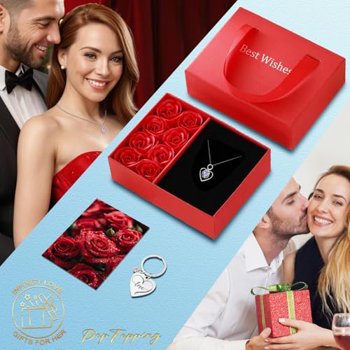 Save on Women's 925 Silver Infinity Heart Birthstone Necklace - Use Code XURFLV5M - Image 3