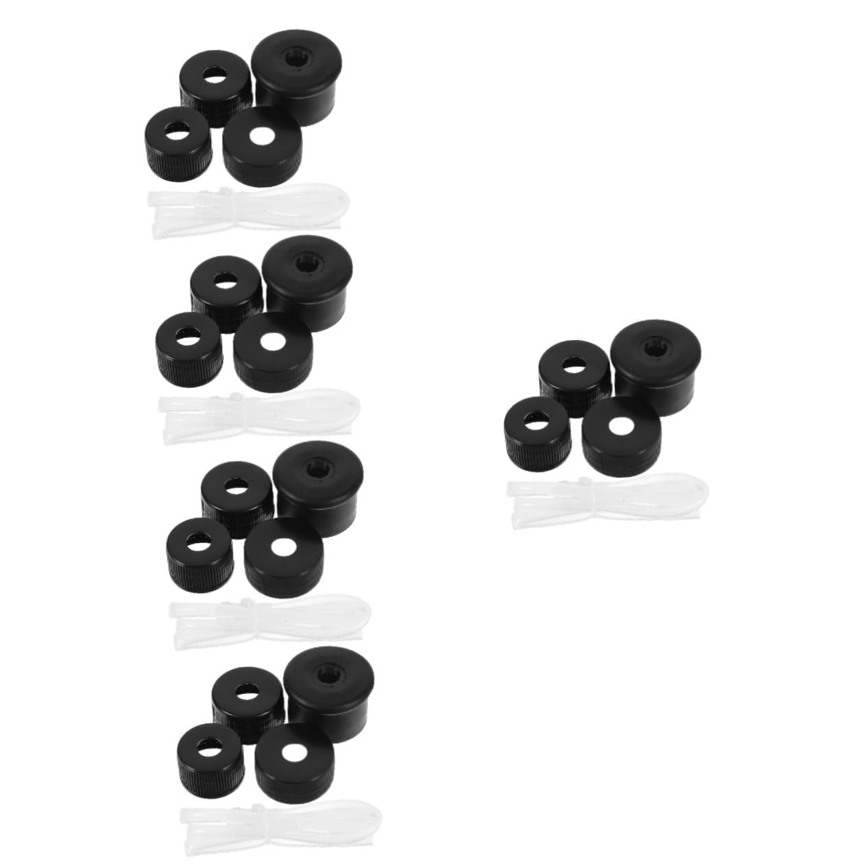 5 Set Tubo Estensibile per Dispenser da Lavello Tubo Ricambio per Erogatore Facile da Installare Compatibile con Dispenser Standard Pratico e Resistente