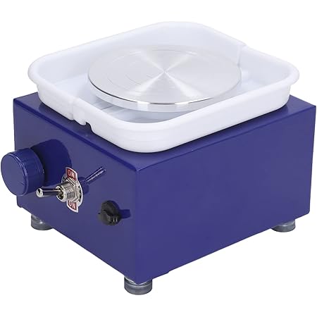 Dokiiovo Mini Töpferscheibe Elektrisch - 2000 U/min Keramik Rad Maschine Blau