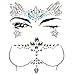 Le Fu Li 10 sets Face Gems Stickers Body Jewelry Stickers Crystal Tattoo Stickers for Festival Rhinestone Decorations Tattoo Stickers Pink