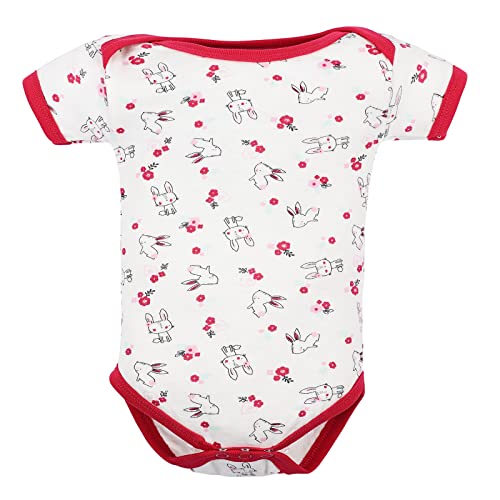 Image of VParents Rompers for New Born Baby Girl & Boy (Pack of 3), 100% Cotton Half Sleeve Romper /Bodysuit /Jumpsuit /Onesies /Sleepsuit For Infants & Toddlers, Comfortable Daily Wear Clothes For Babies