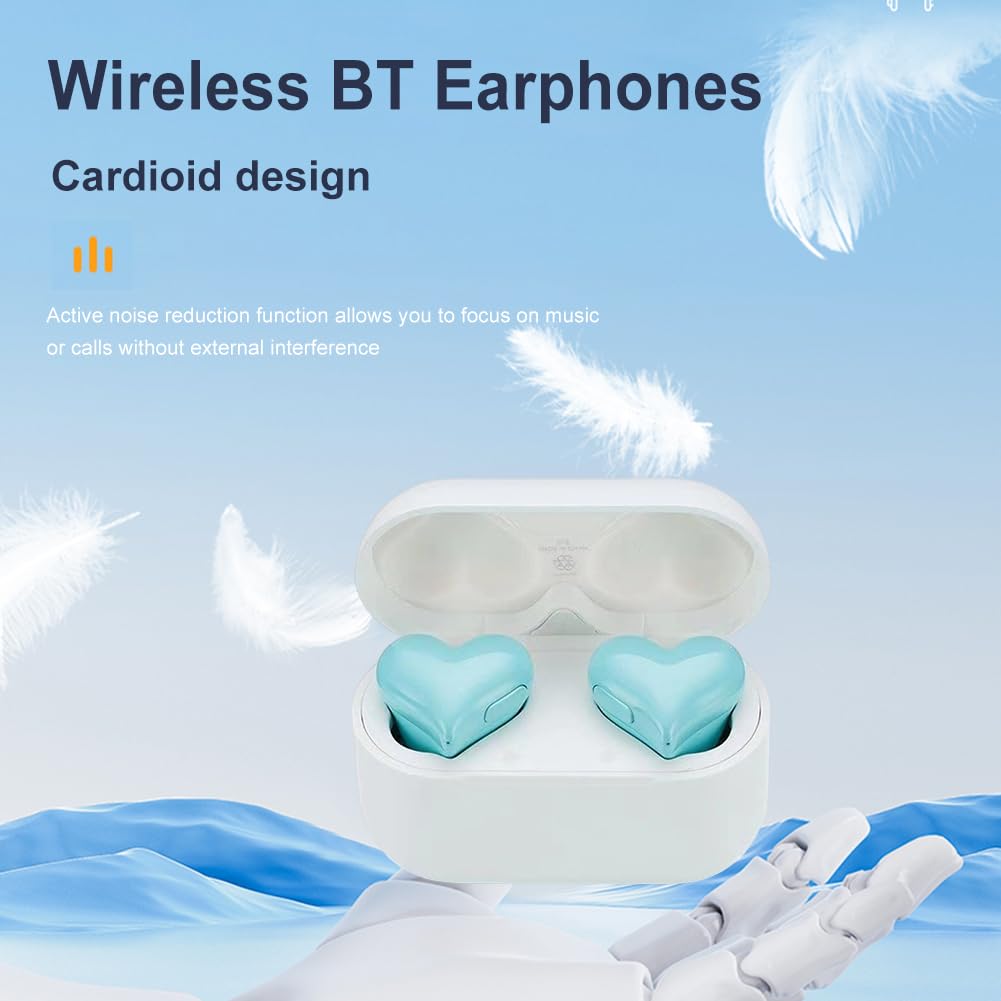 Amazon.co.jp: ハート型ワイヤレスイヤホン Heartbuds Bluetooth
