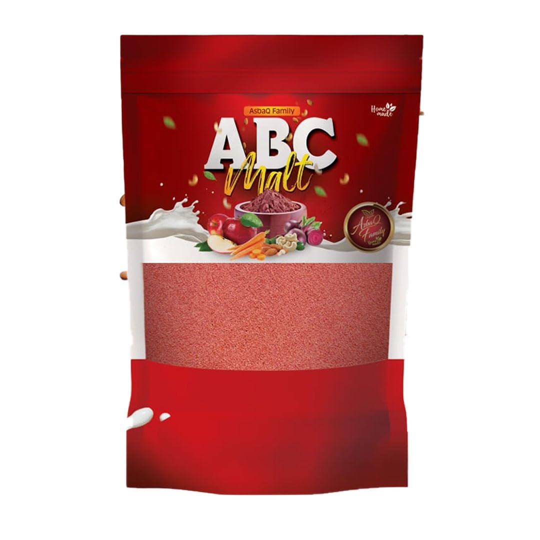 ABC Malt – Nutritious Health Drink for Energy & Growth – With Vitamins, Minerals & Protein – Delicious Chocolate Flavor – Supports Immunity & Brain Development – 250g