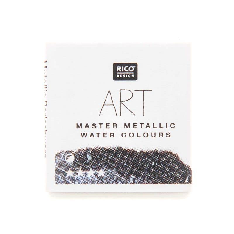 Pintura de Acuarela Metalizada - 1/2 Taza - Perla Negra