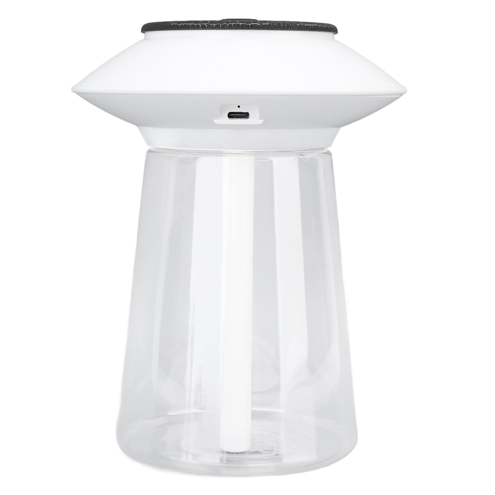 Diffusore umidificatore a forma di fungo, capacità 760 ml, ricaricabile, decorazione domestica, diffusore di oli essenziali (bianco)