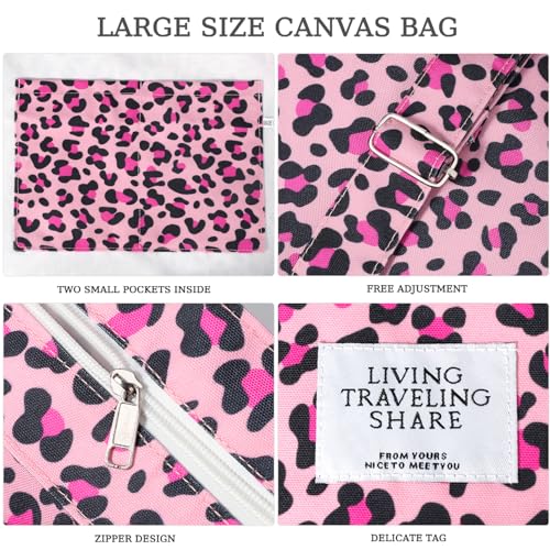 Image of Canvas Tote Bag with External Pocket Design, Stylish Appearance, Adjustable Shoulder Strap