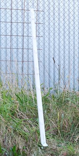 Hotline Electric Fence Posts 3FT Plastic Paddock Stakes Fencing 105cm White | 20 Pack