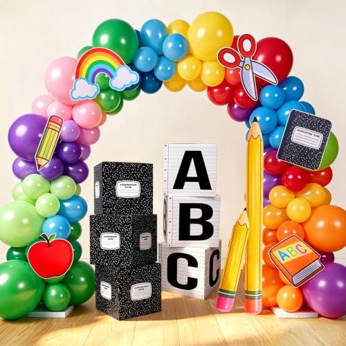 15 Pcs Giant Back to School Decorations Classroom Theme Party Photo Props - image 8
