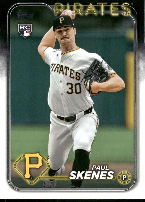 2024 Topps Update #US100 Paul Skenes RC Rookie Pittsburgh Pirates MLB Baseball Base Trading Card