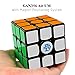 D-FantiX Gans 356 Air Master 3x3 Speed Cube, Gan 356 Air 3x3x3 Speed Cube Magic Cube Puzzles Black with New Blue Cores