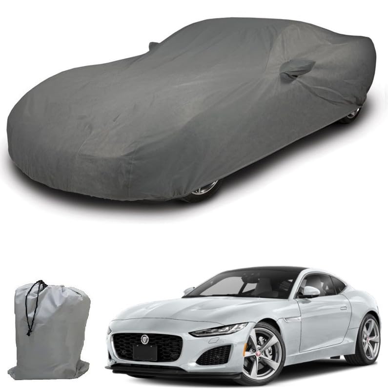 Image of ARCUATE Triple Layer Custom fit Car Body Cover for Jaguar F-Type |Top Layer Dustrproof | Middle Layer Waterproof | Bottom Layer Scratch Protection | Outdoor Indoor Fabric