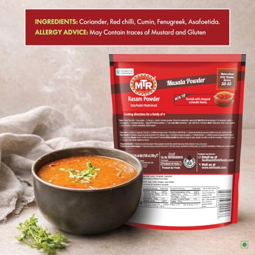 Image of MTR Rasam Powder | Traditional Masalas | Authentic Spiced South-Indian Soup | 200g