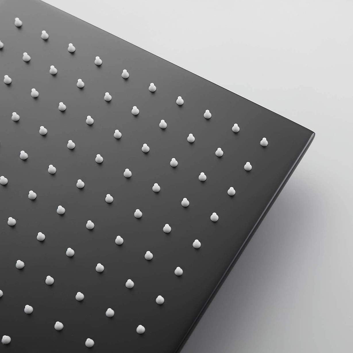 Brass 10-12 inch Matte Black Wall Mounted Rain System 3 Function Combo Set with 6 Pcs Body Spray Jets Bathroom Luxury Set,10 Inch