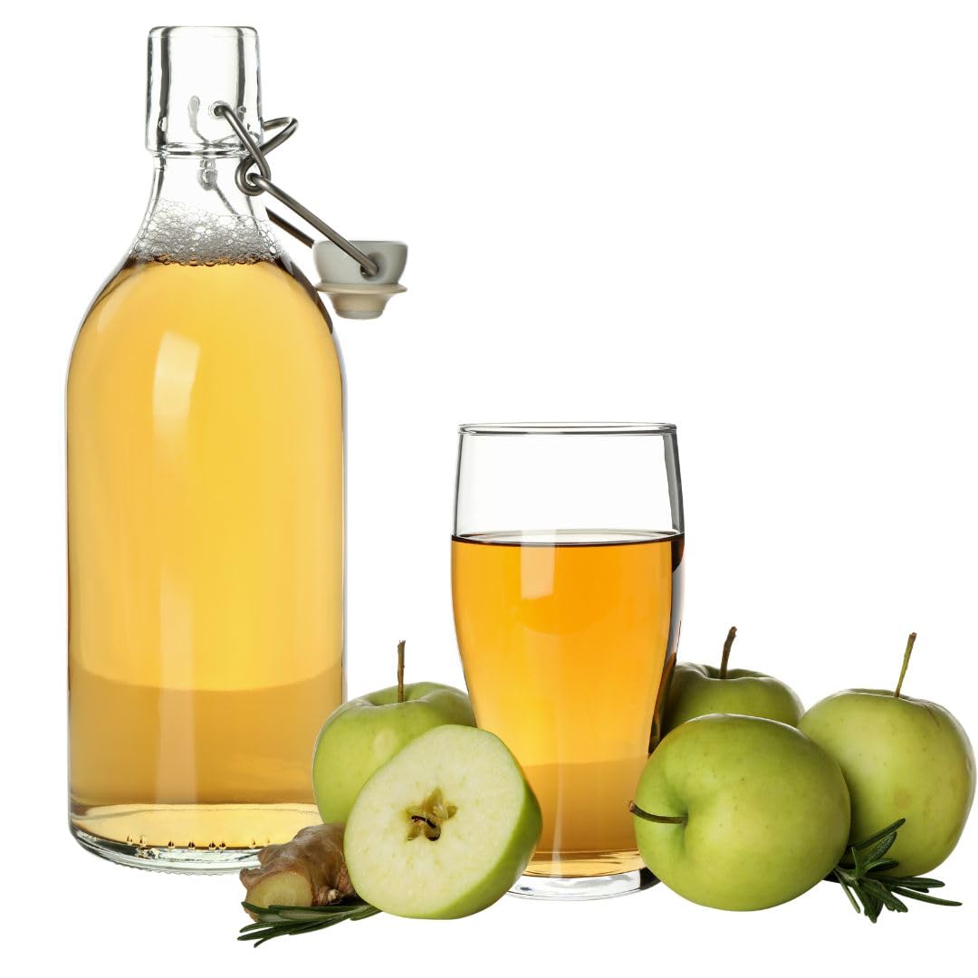 5 x Lievito di Sidro Ciderini SWEET 5g/25L + Trucioli di Quercia Francese 20g - Lievito per la fermentazione del Sidro | Lievito per Mele e pere | Lievito di Vino