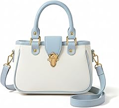 LIKE STYLE Women’s Stylish PU Sling Bag with Metal Flap Lock | Dual Compartments Crossbody & Shoulder Handbag | Detachable Strap & Top Handle | Trendy Daily Use Bag