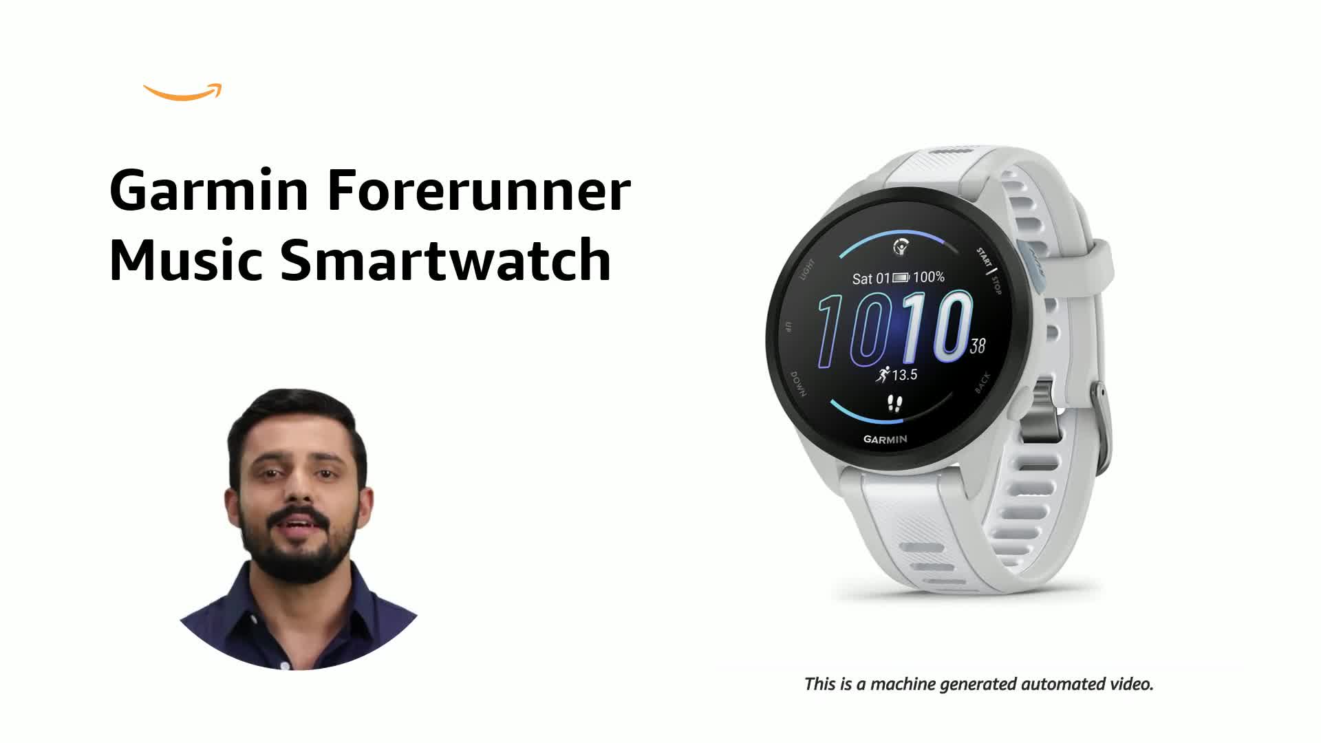 Garmin Forerunner 165 Music, Running Smartwatch, Colorful AMOLED