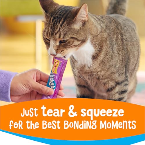 Friskies Purina Lil Lickables Cat Treats Variety Pack, 20 Ct, 10 oz - image 4