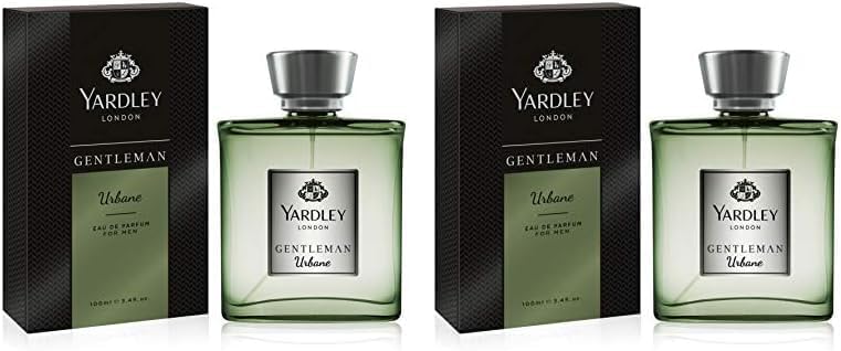 Gentleman Urbane Eau de Parfum - 100ml Luxury & Long Lasting Fragrance S&alwood, Patchouli & Musk For Men (Pack of 2)