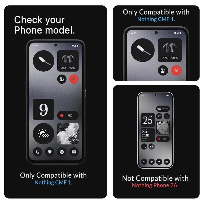 Image of Edge To Edge Screen Protector Tempered Glass For CMF Phone 1 / CMF Nothing Phone 1 With Easy Installation Kit