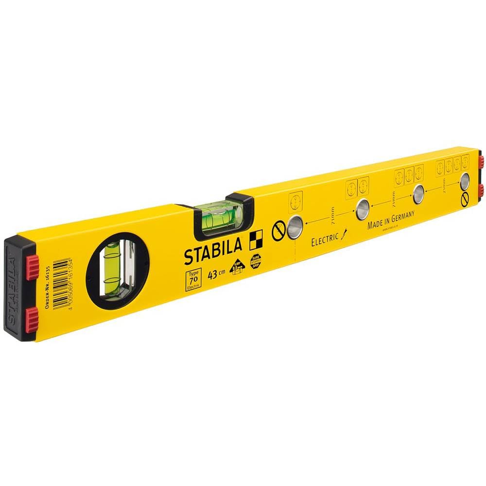 NIVEL TUBULAR ESPECIAL ELECTRICISTAS MOD. 70E/43 CM.
