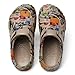 XJITIGER Graffiti Clogs for Men Women: Athletic Slippers - Waterproof Beach Sandals - Fashions Street Art House Shoes with Memory Foam Non-Slip Rubber Sole Khaki Graffiti 44