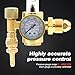 CGA-580 Argon CO2 MIG Welding Regulator 0-60 CFH Flow Meter Gauge for MIG/TIG Welding