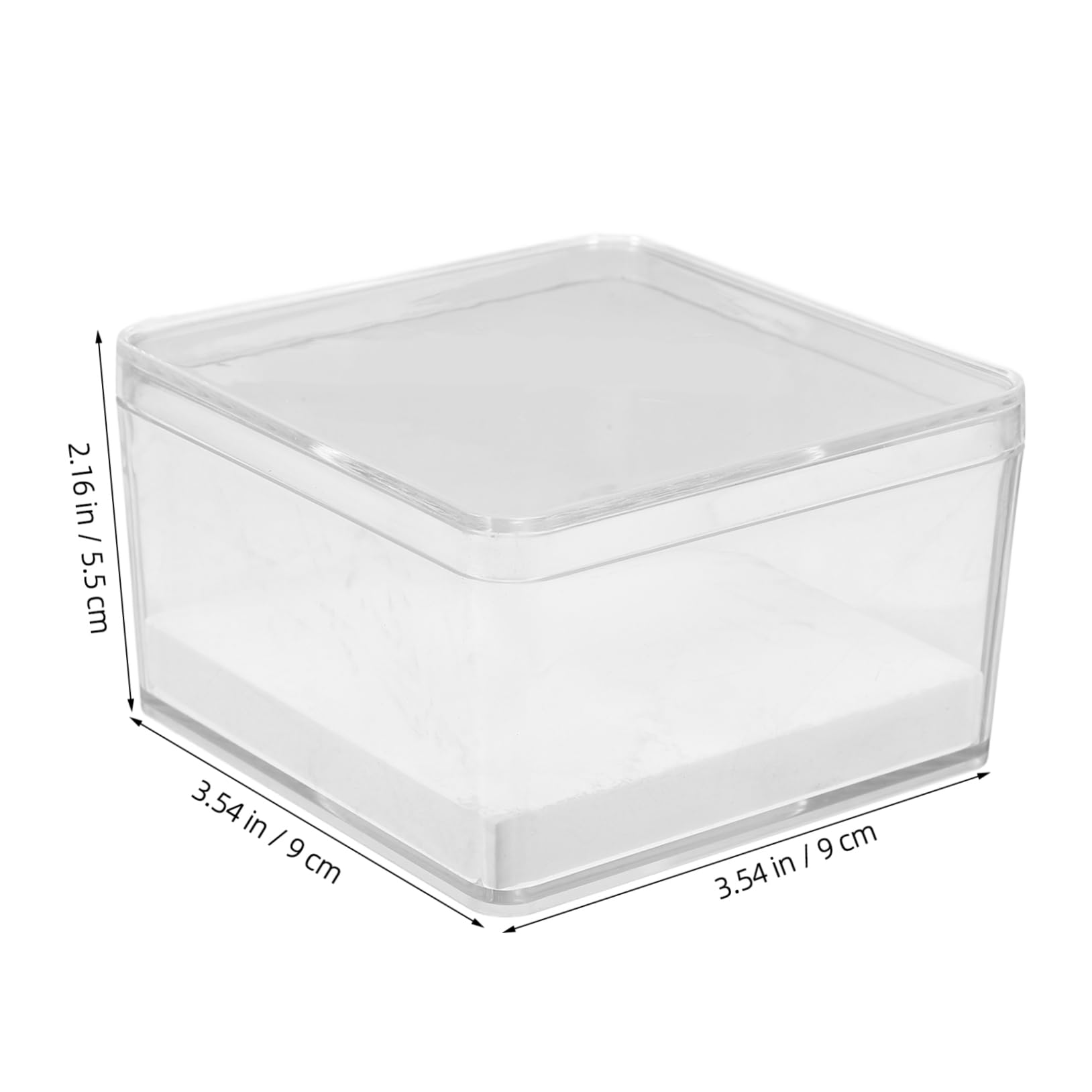PRETYZOOM 1 Set Specimen Box Magnifier Case Pin Display Insect Display Shirt Specimen Display Small Display Case Insect Pinning Stick Insect Enclosure Plastic Transparent