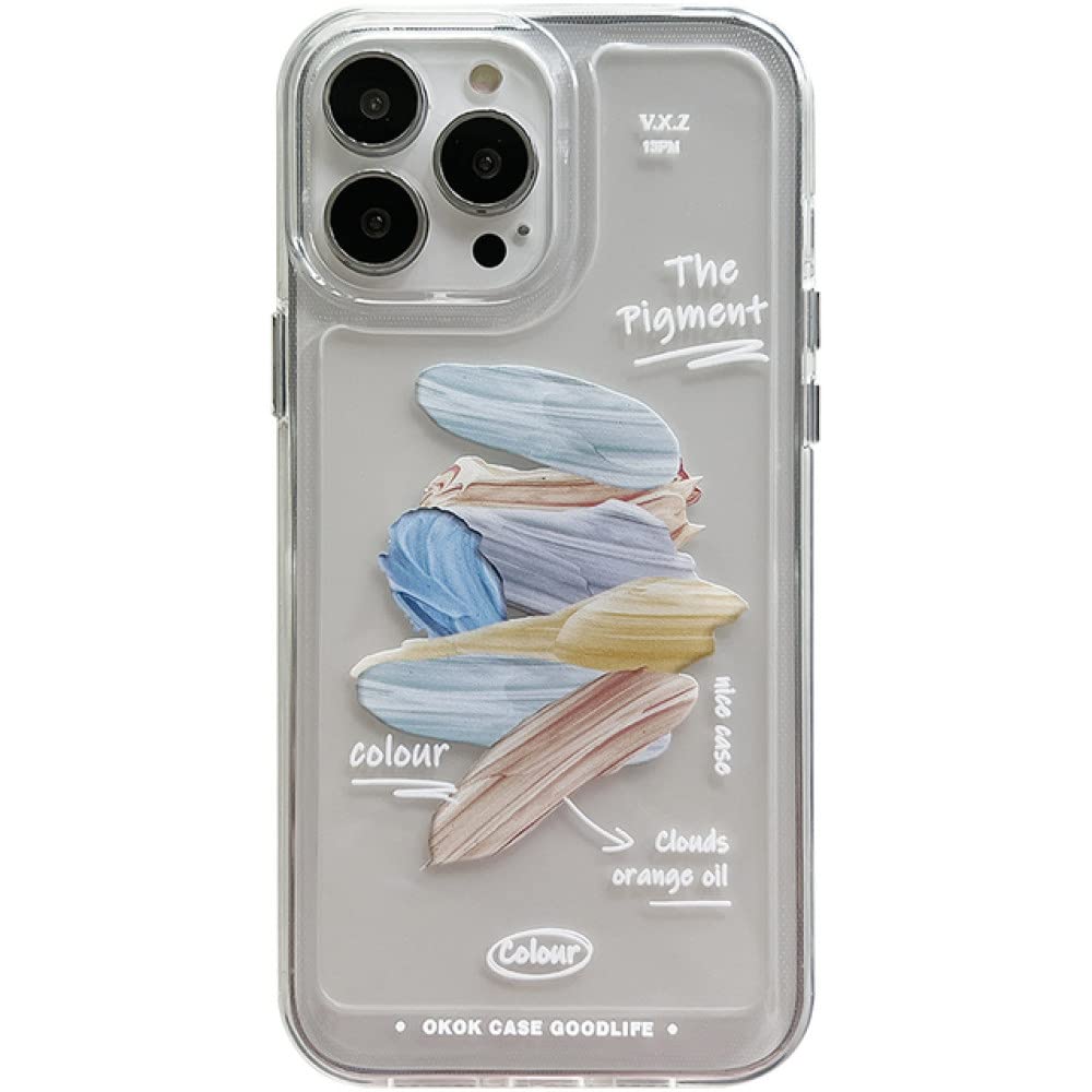 Coque anti-chute transparente pigmentée iPhone 13 14 XR E