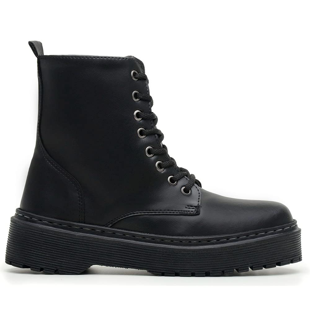 Bota Coturno Feminino Tratorada Plataforma em promoção! Veja a oferta e mais achadinhos de Botas 5 Hoje é o melhor dia para comprar Bota Coturno Feminino Tratorada Plataforma com aquele preço maroto! Promoção! Aproveite a oferta! 5