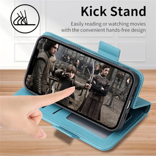 BAILI Case for 1+OnePlus Nord 4, Kickstand, Card Holder, Wallet Case Compatible with 1+OnePlus Nord 4-01 - Image 3