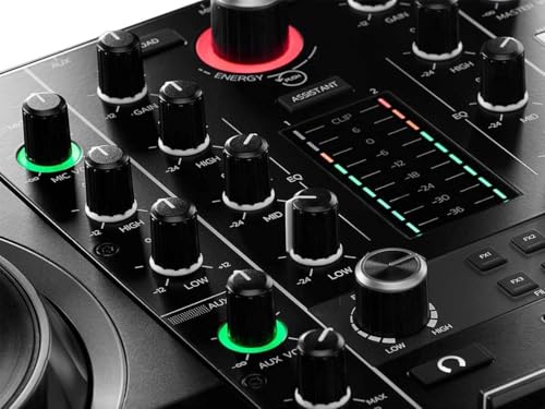 Image of Hercules DJControl Inpulse 500 MK2 2-Channel DJ Controller Bundle with Case, TRS-to-RCA Breakout Cable, and Austin Bazaar Polishing Cloth