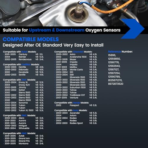 Sensor de Oxígeno para Chevy Silverado y GMC Sierra miniatura 2
