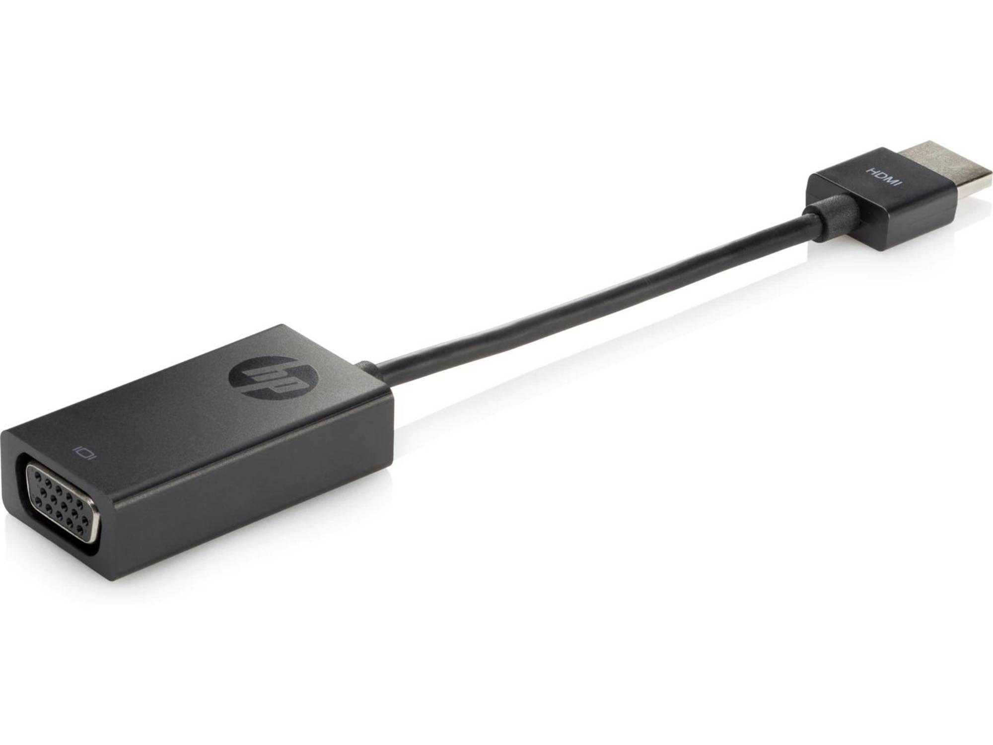 HP Adattatore da HDMI a VGA, Compatibile con Notebook e Tablet, Nero