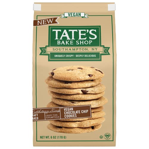 TATES BAKE SHOP Vegan Chocolate Chip Cookies, 6 OZ